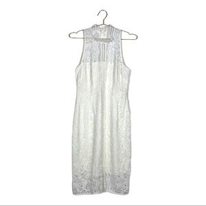 NEW Eliza J Illusion Lace Cocktail Dress
